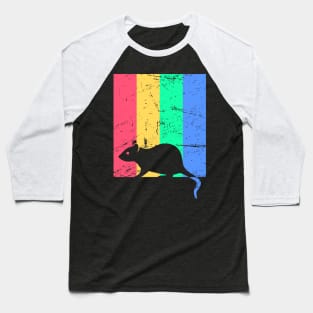 Retro Pet Rat | Cute Funny Gift Baseball T-Shirt